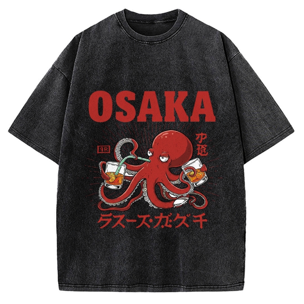 Osaka Octopus Vintage Washed T-shirt