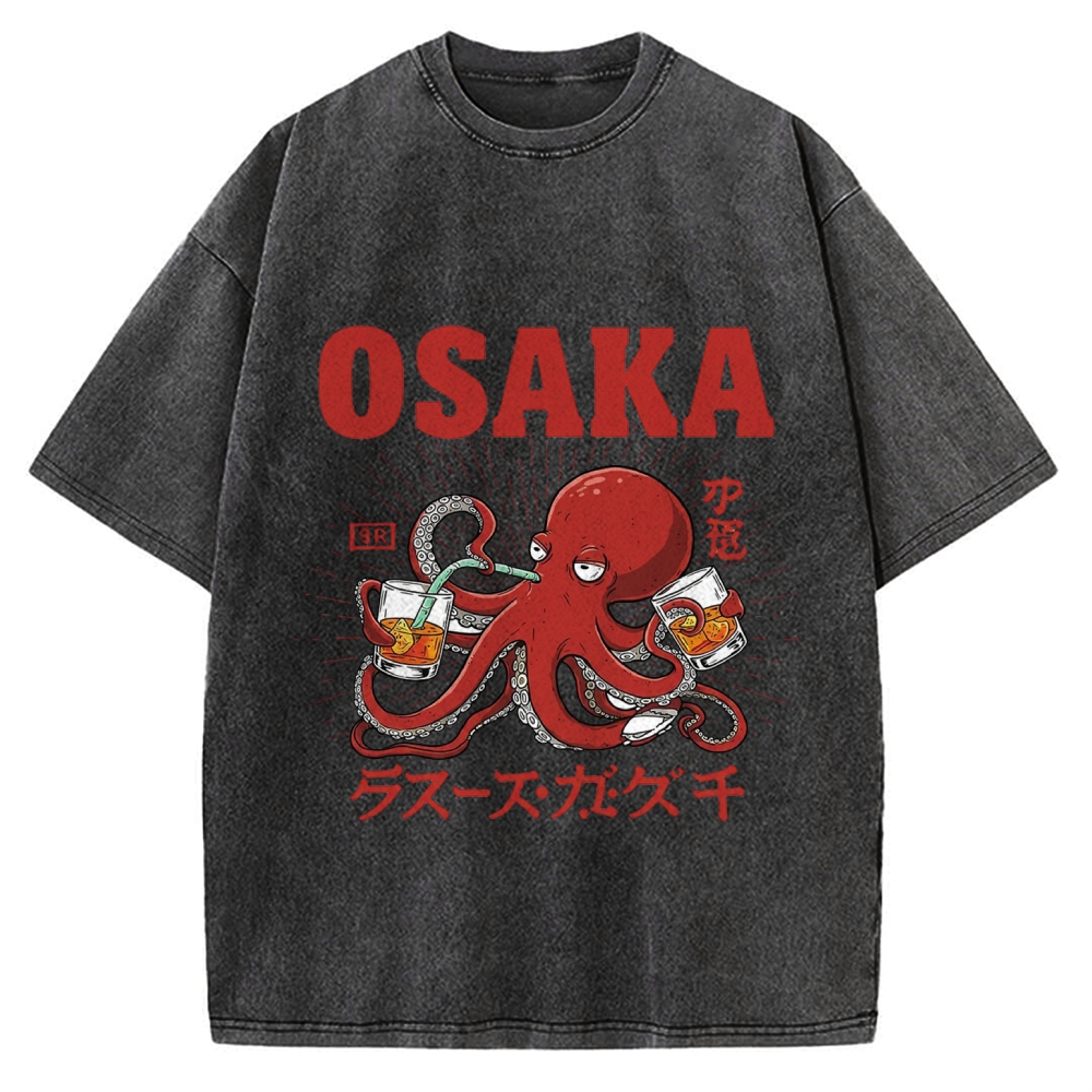 Osaka Octopus Vintage Washed T-shirt