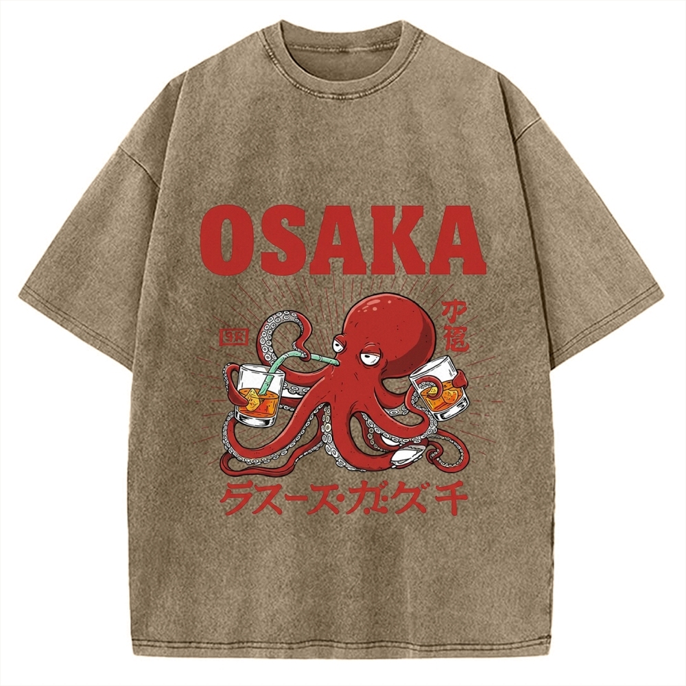 Osaka Octopus Vintage Washed T-shirt
