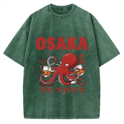 Osaka Octopus Vintage Washed T-shirt