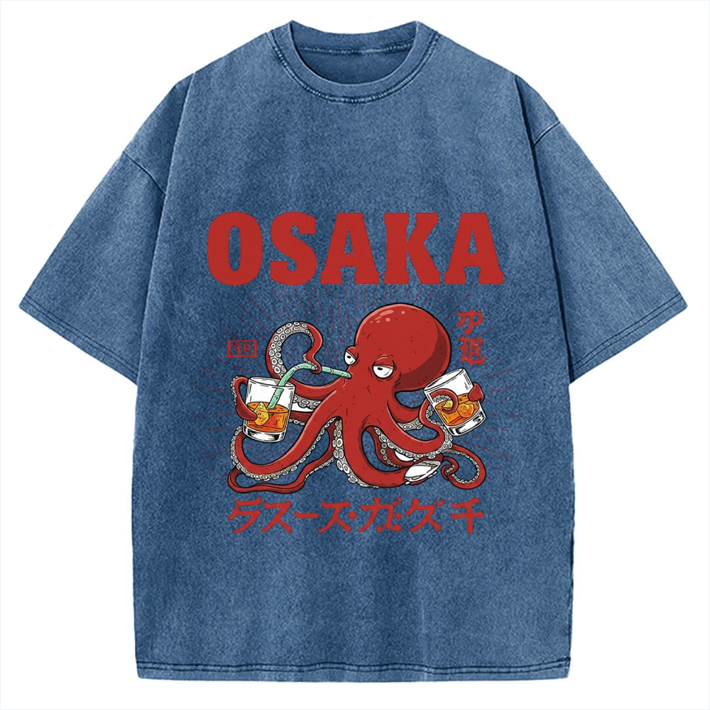 Osaka Octopus Vintage Washed T-shirt