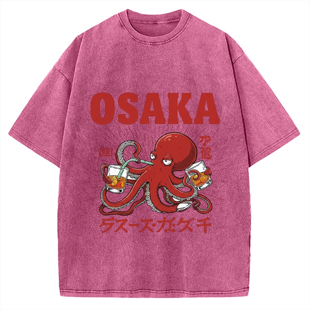 Osaka Octopus Vintage Washed T-shirt