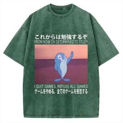 Goldfish Promise Funny Vintage Washed T-shirt