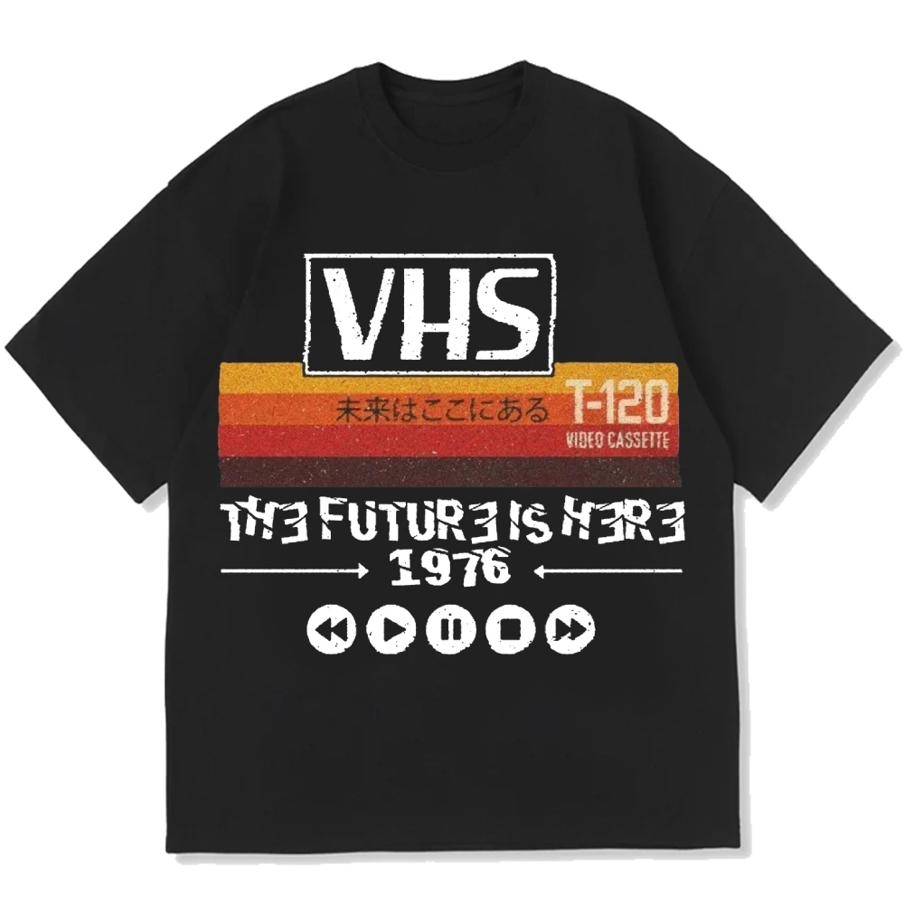 VHS Cotton casual T-shirt
