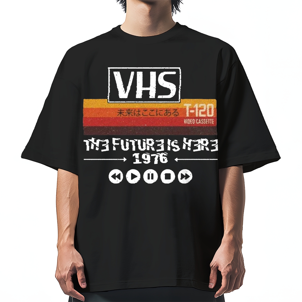 VHS Cotton casual T-shirt