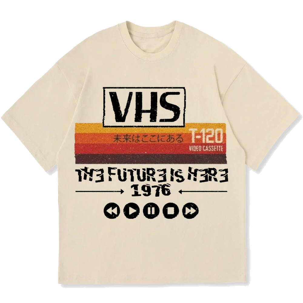 VHS Cotton casual T-shirt