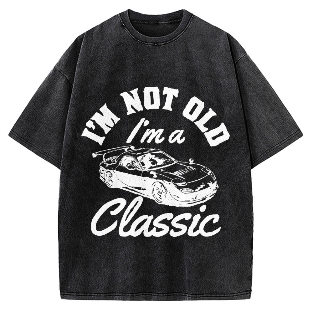 I'm Not Old I'm A Classic RX7 Japanese Race Vintage Washed T-shirt