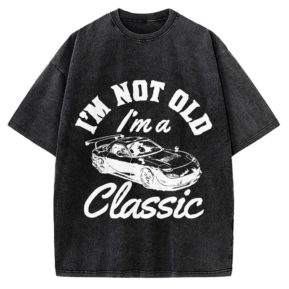 I'm Not Old I'm A Classic RX7 Japanese Race Vintage Washed T-shirt