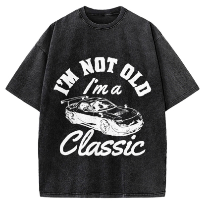 I'm Not Old I'm A Classic RX7 Japanese Race Vintage Washed T-shirt