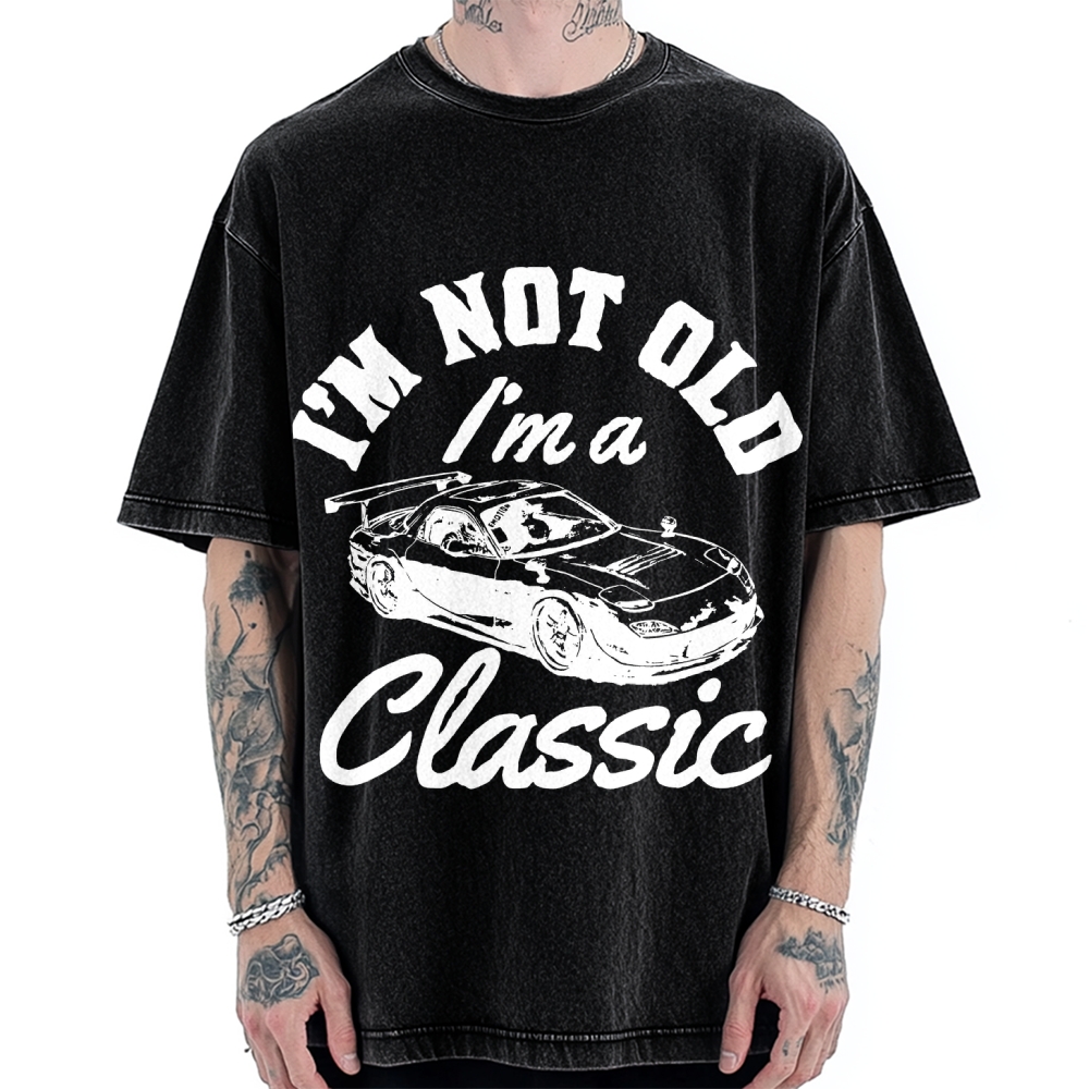 I'm Not Old I'm A Classic RX7 Japanese Race Vintage Washed T-shirt