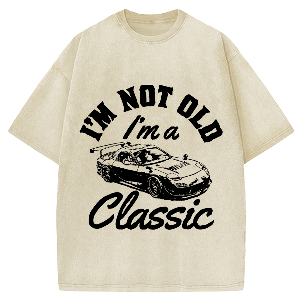 I'm Not Old I'm A Classic RX7 Japanese Race Vintage Washed T-shirt