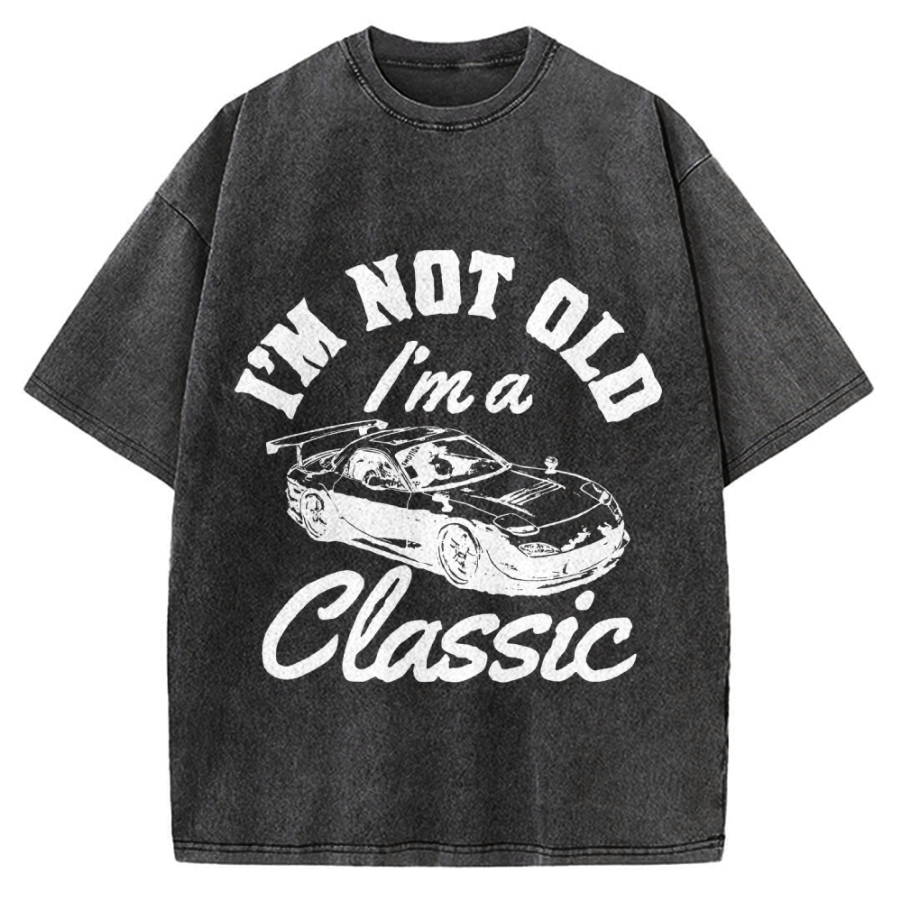 I'm Not Old I'm A Classic RX7 Japanese Race Vintage Washed T-shirt