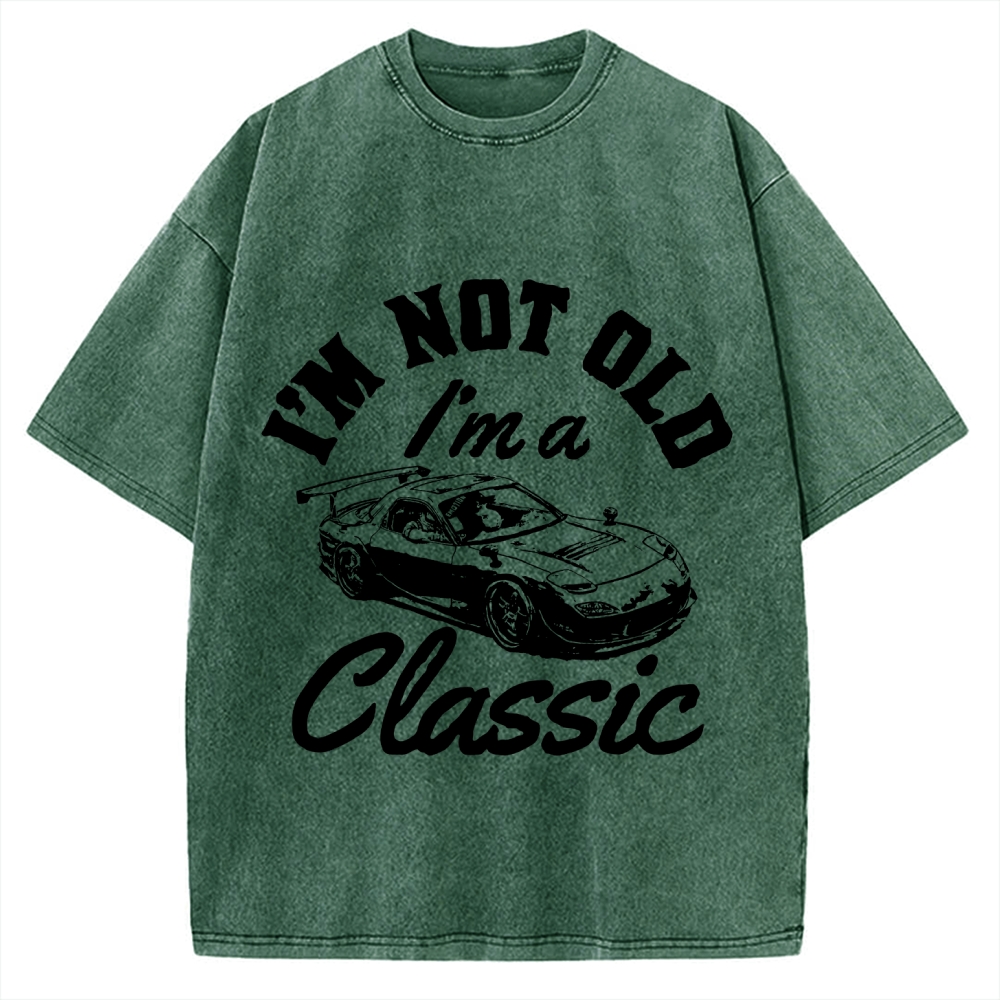 I'm Not Old I'm A Classic RX7 Japanese Race Vintage Washed T-shirt