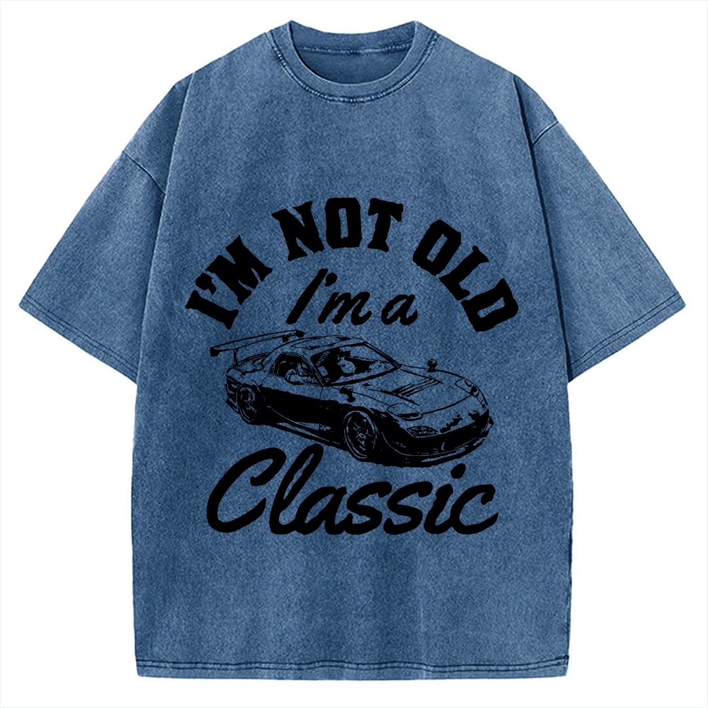 I'm Not Old I'm A Classic RX7 Japanese Race Vintage Washed T-shirt
