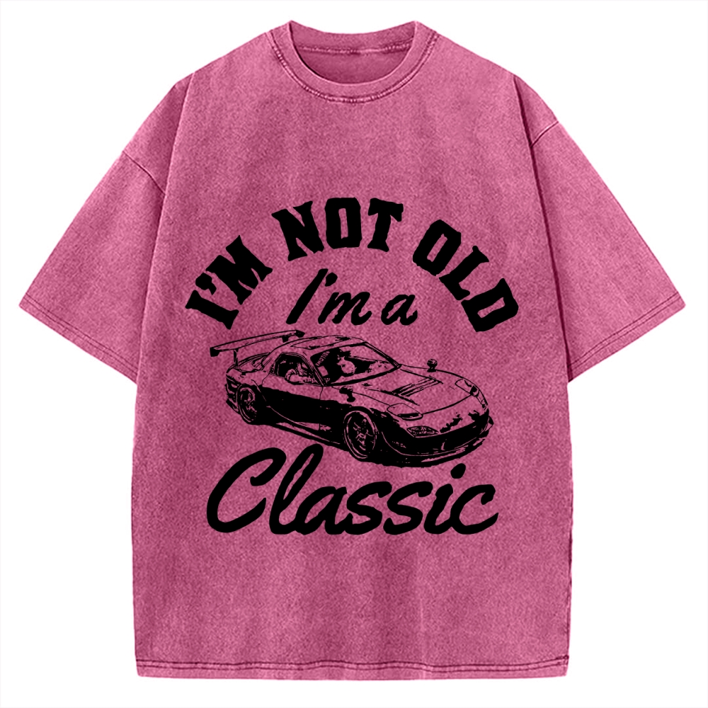 I'm Not Old I'm A Classic RX7 Japanese Race Vintage Washed T-shirt