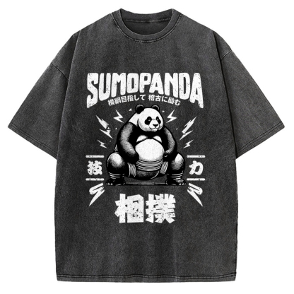 Sumo Panda Vintage Washed T-shirt