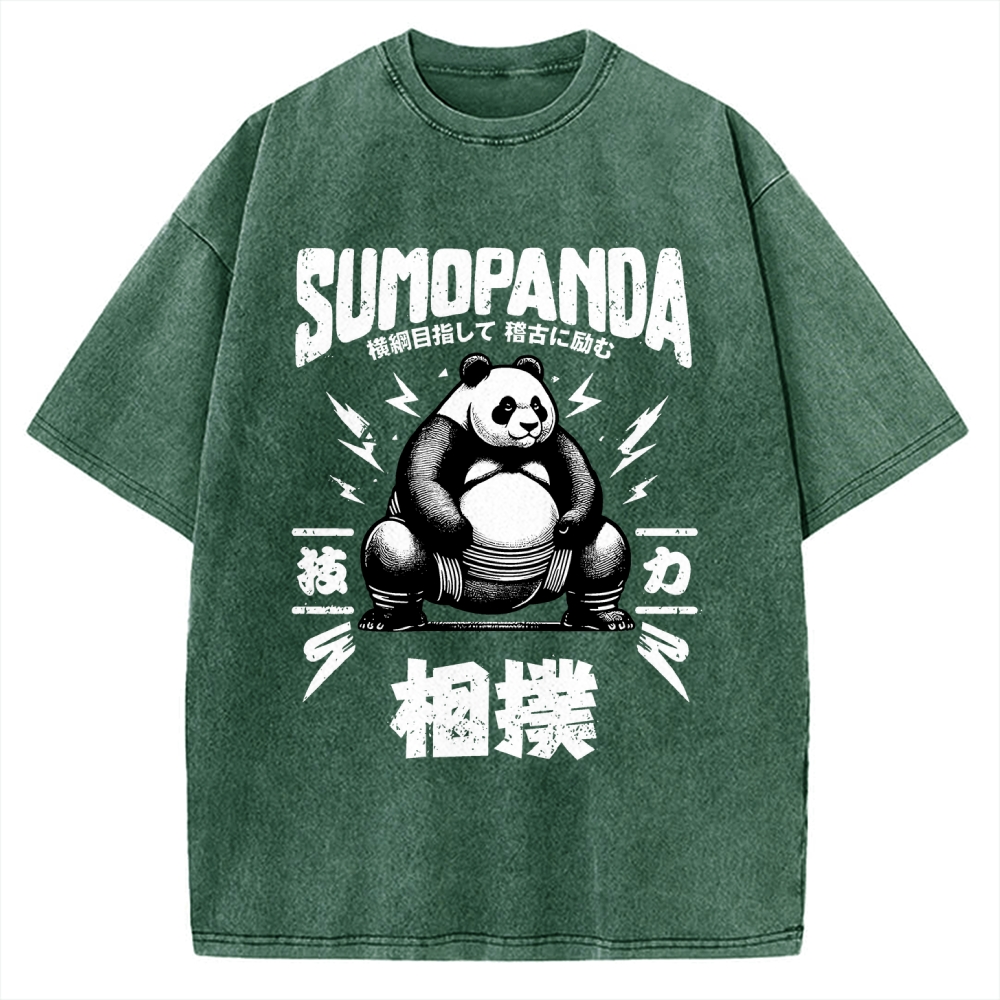 Sumo Panda Vintage Washed T-shirt