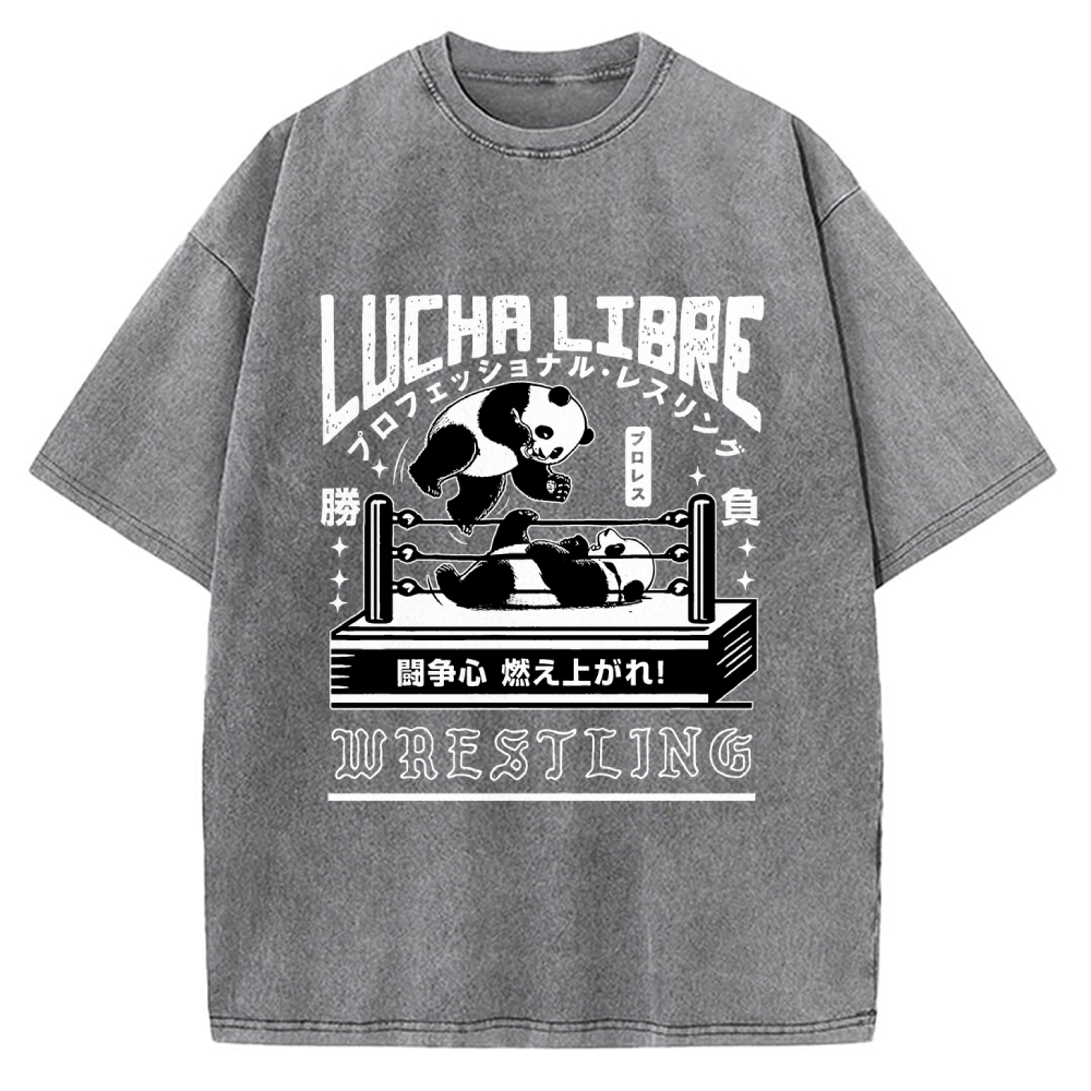 Lucha Libre Japan Vintage Washed T-shirt