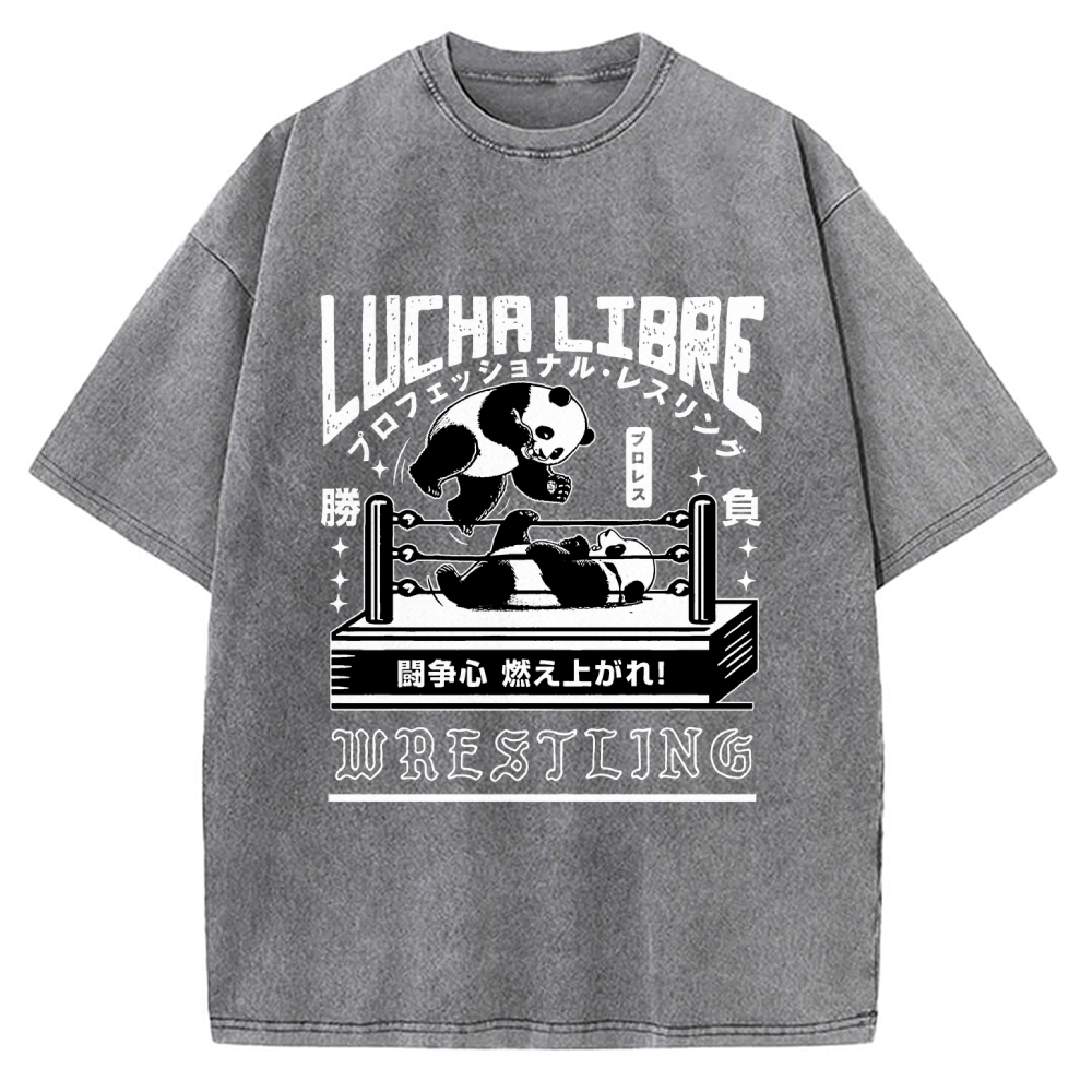 Lucha Libre Japan Vintage Washed T-shirt