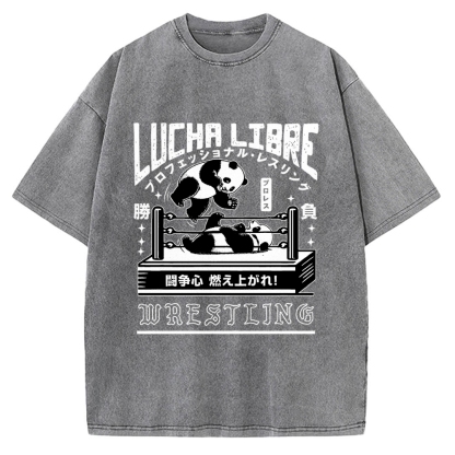 Lucha Libre Japan Vintage Washed T-shirt
