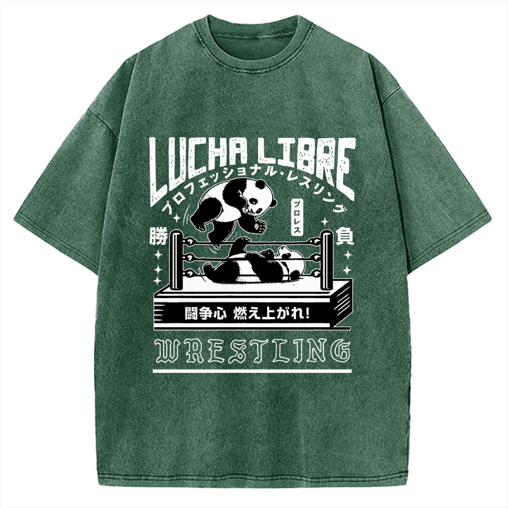 Lucha Libre Japan Vintage Washed T-shirt