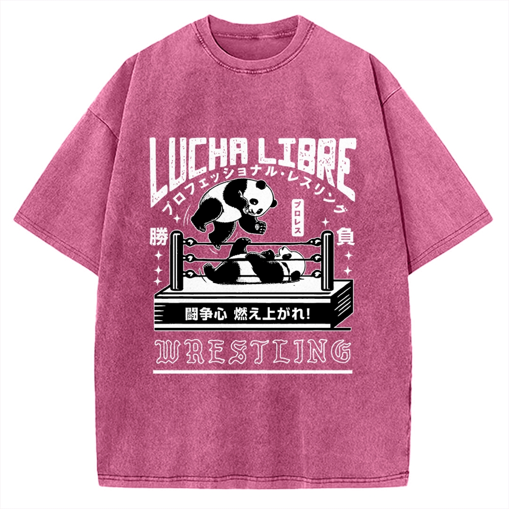 Lucha Libre Japan Vintage Washed T-shirt