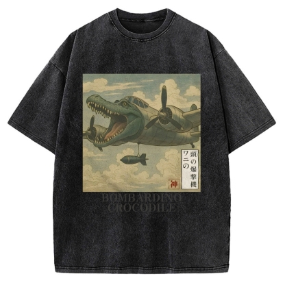 Bombardino Crocodilo Vintage Washed T-shirt