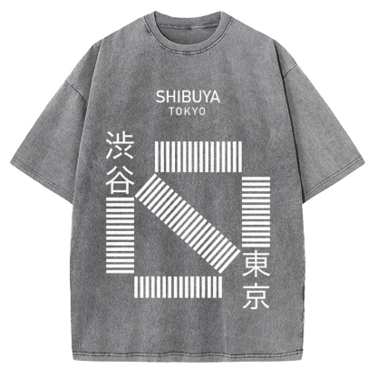 Shibuya Tokyo Vintage Washed T-shirt