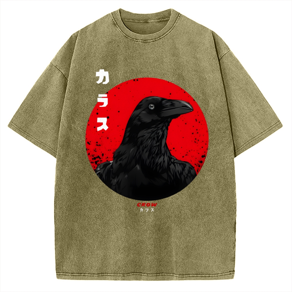 Crow Vintage Washed T-shirt