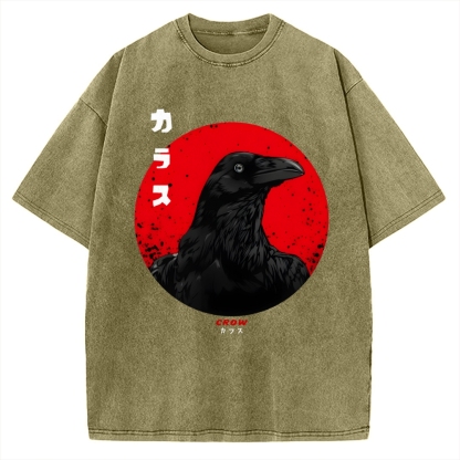 Crow Vintage Washed T-shirt
