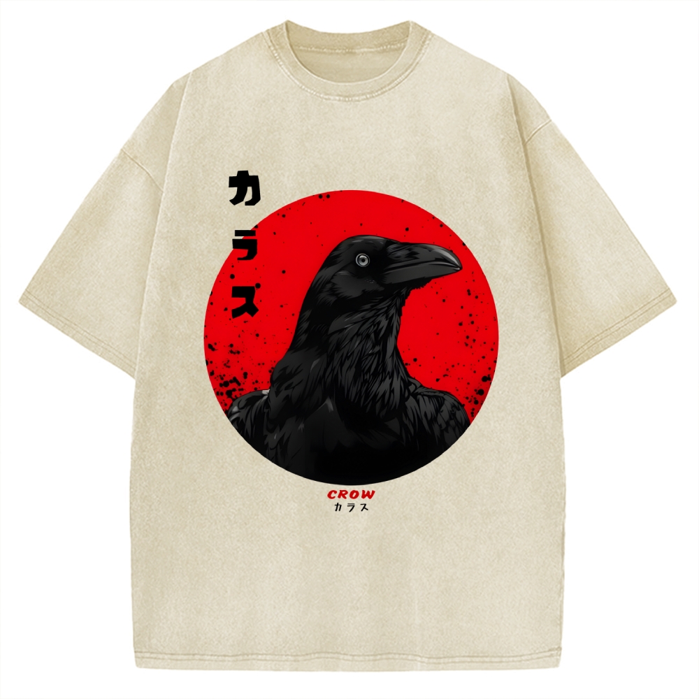 Crow Vintage Washed T-shirt