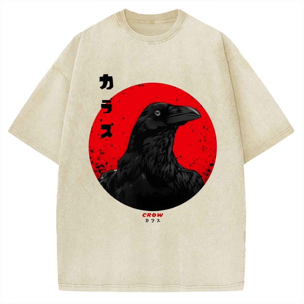 Crow Vintage Washed T-shirt