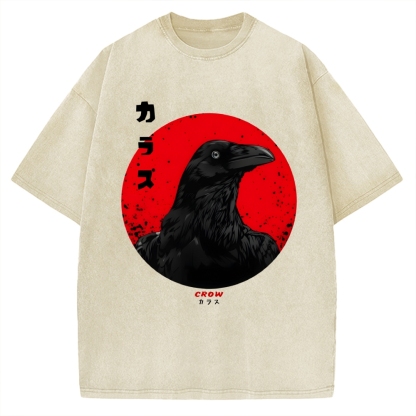 Crow Vintage Washed T-shirt
