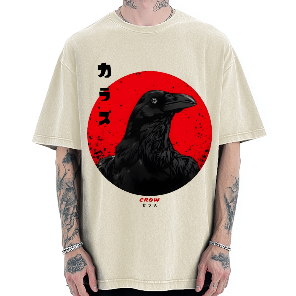 Crow Vintage Washed T-shirt