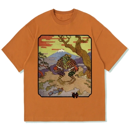 Frog Sumo Cotton casual T-shirt