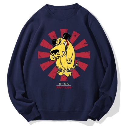 Muttley Retro Japanese Cotton Sweatshirt