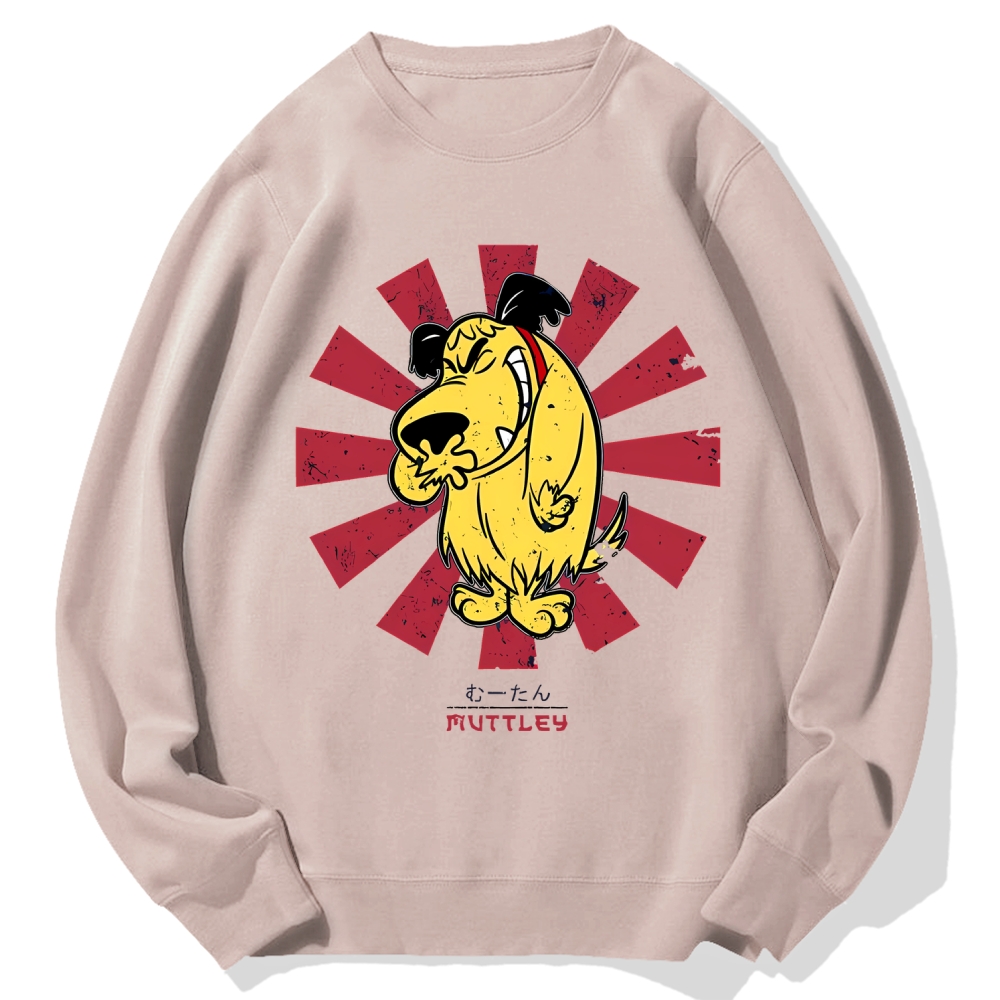 Muttley Retro Japanese Cotton Sweatshirt