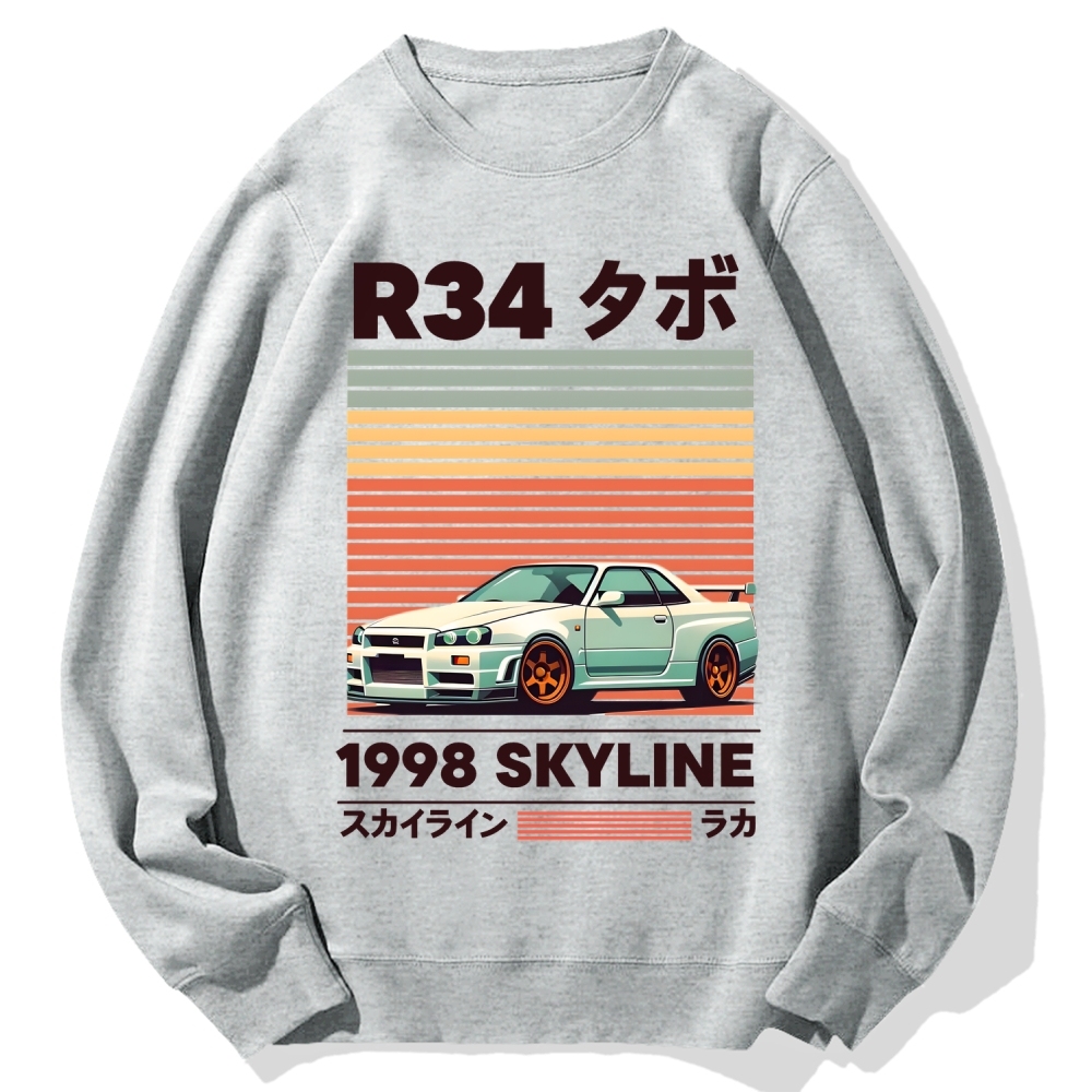 1998 Nissan R34 Skyline Cotton Sweatshirt