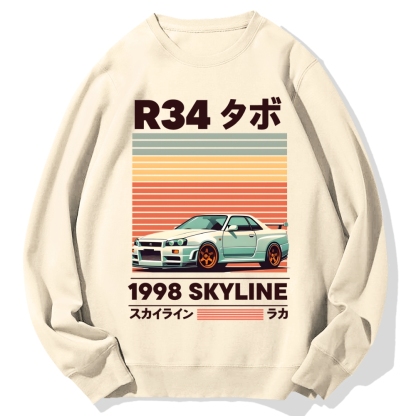 1998 Nissan R34 Skyline Cotton Sweatshirt