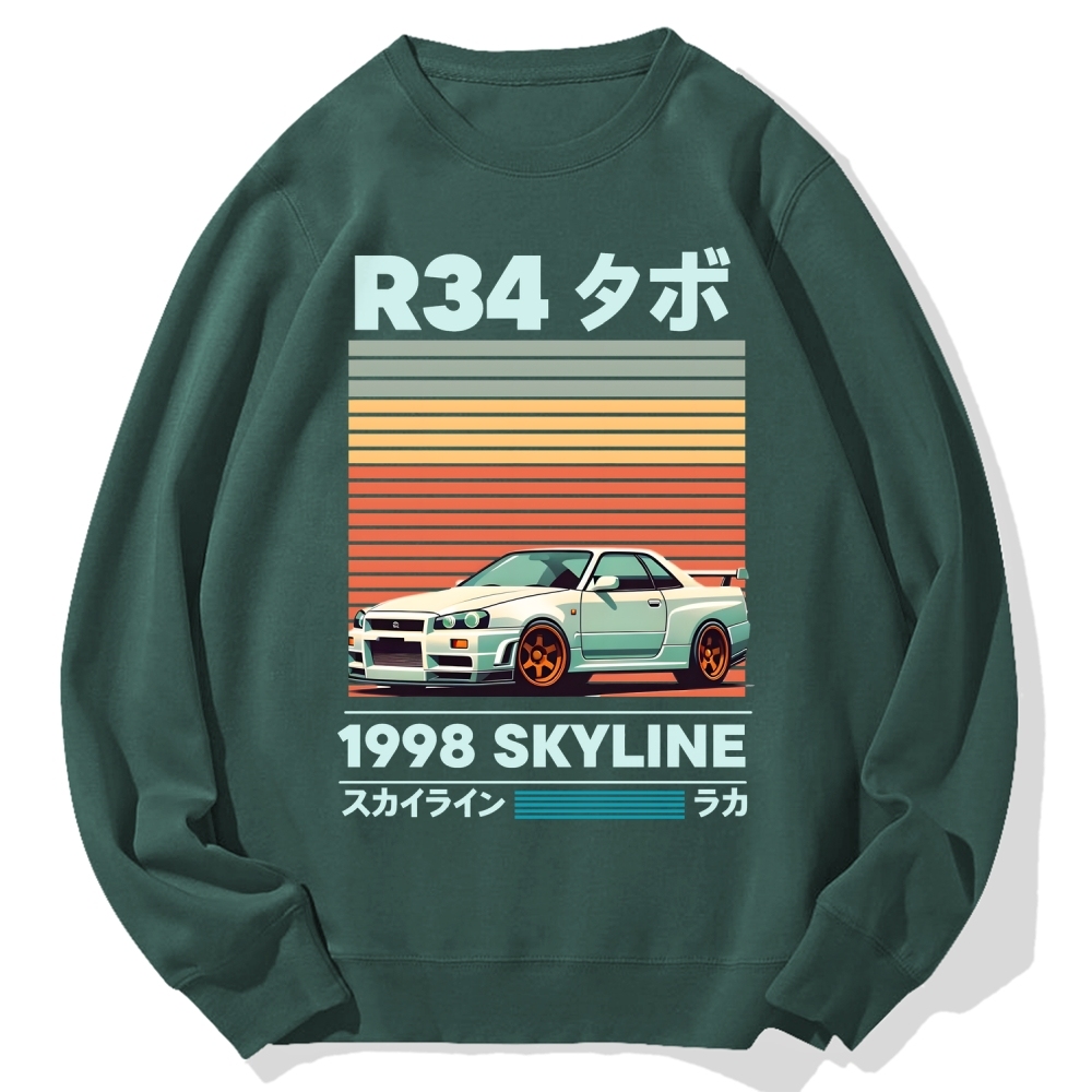 1998 Nissan R34 Skyline Cotton Sweatshirt