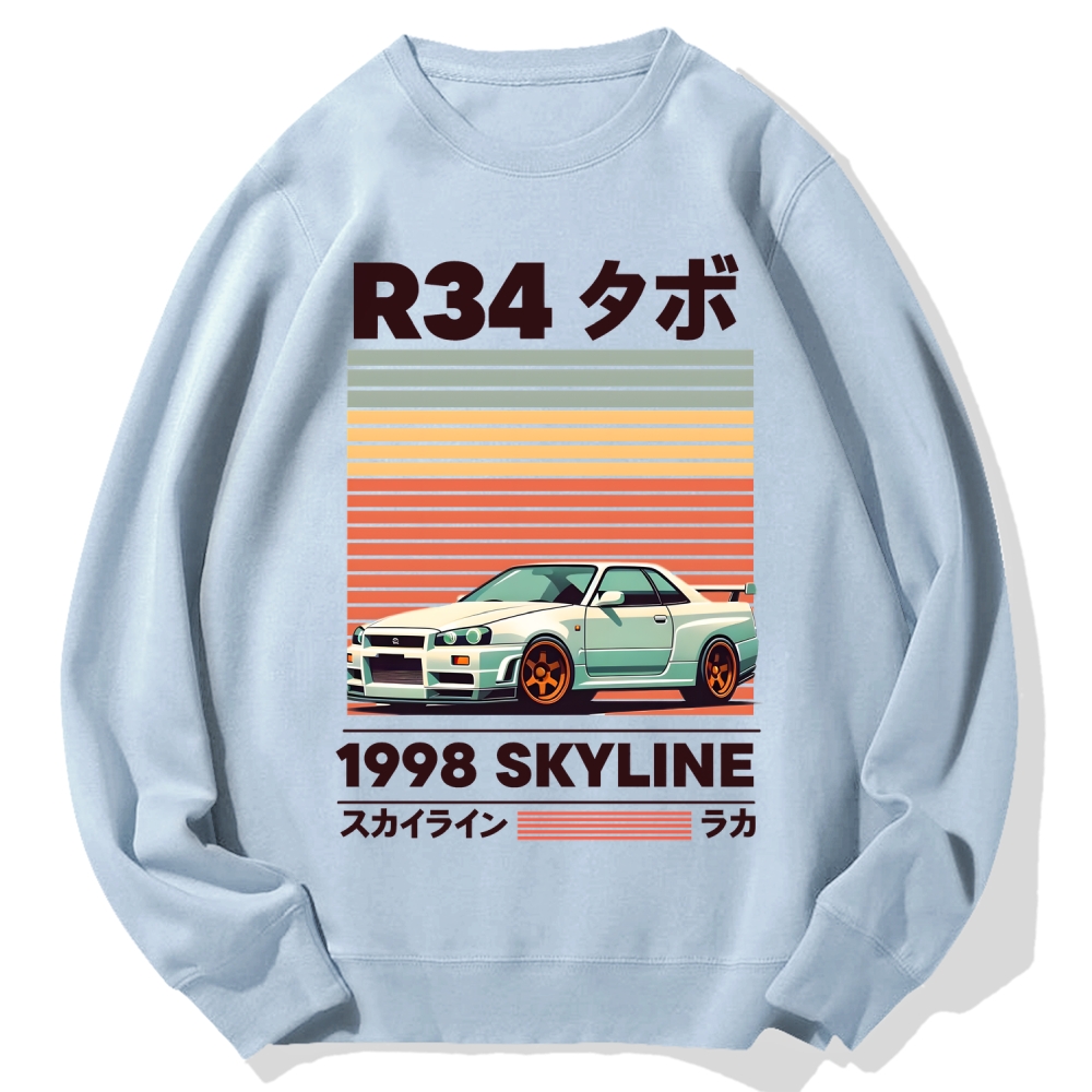 1998 Nissan R34 Skyline Cotton Sweatshirt