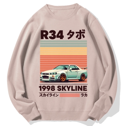 1998 Nissan R34 Skyline Cotton Sweatshirt