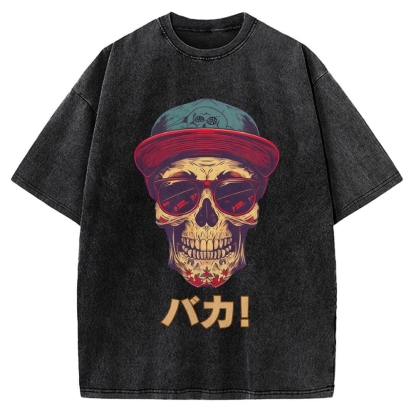 Skull Vintage Washed T-shirt