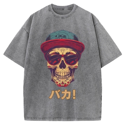 Skull Vintage Washed T-shirt