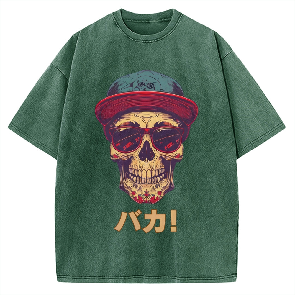 Skull Vintage Washed T-shirt