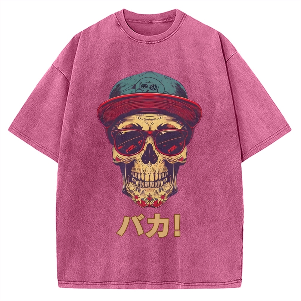 Skull Vintage Washed T-shirt