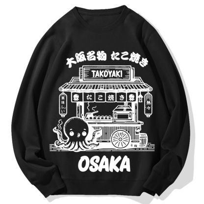 Osaka Takoyaki Octopus Cotton Sweatshirt