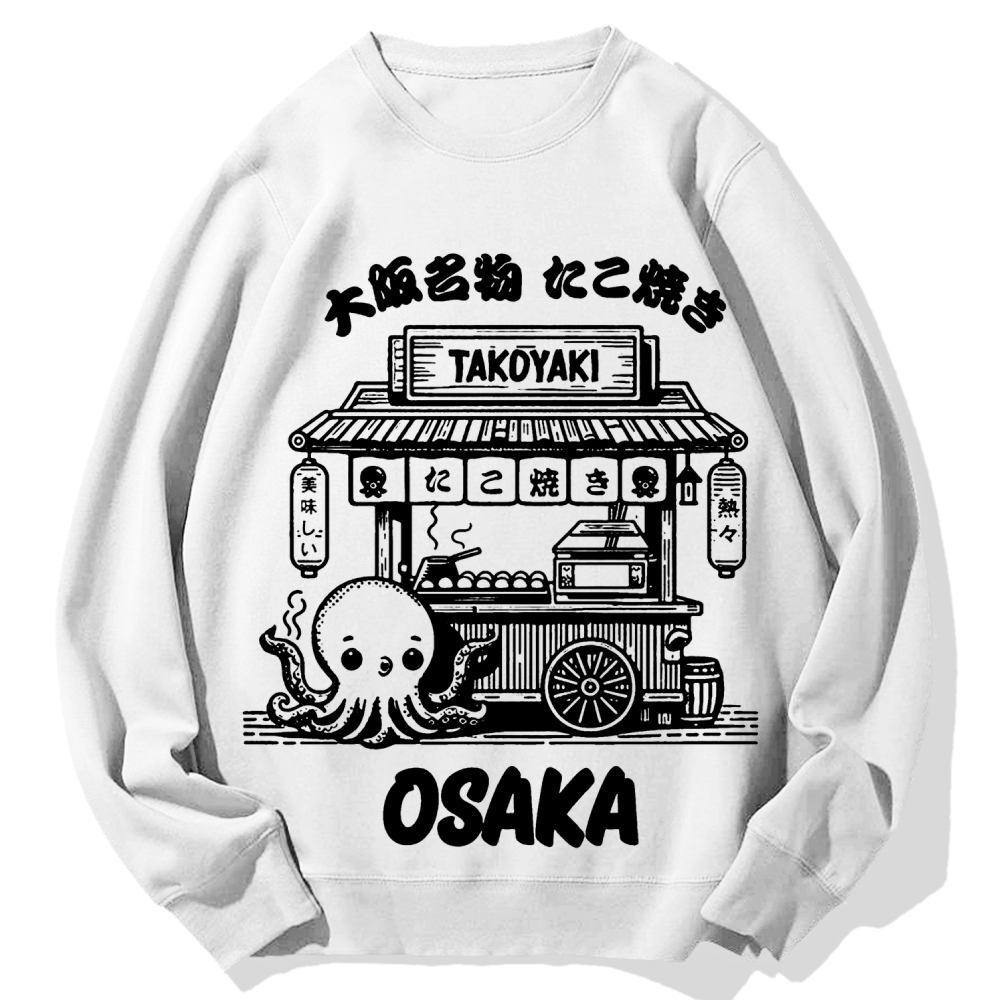 Osaka Takoyaki Octopus Cotton Sweatshirt