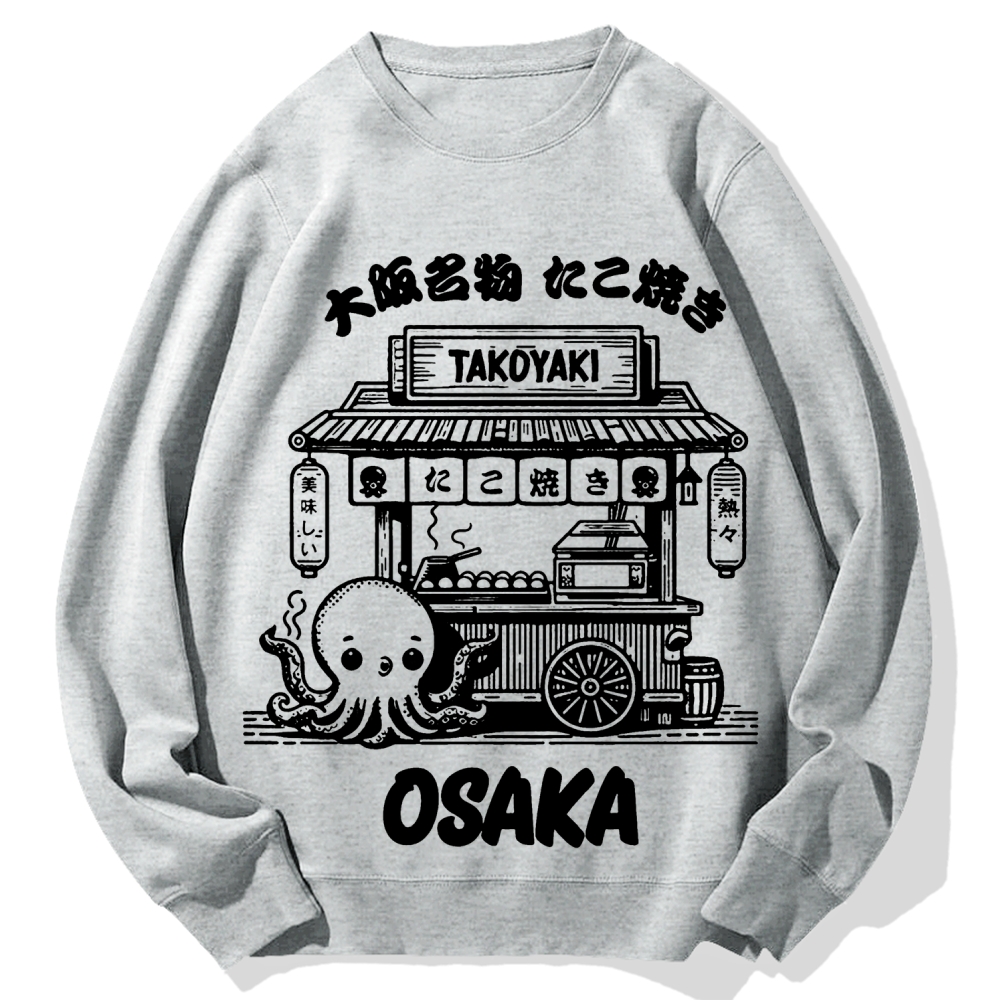 Osaka Takoyaki Octopus Cotton Sweatshirt