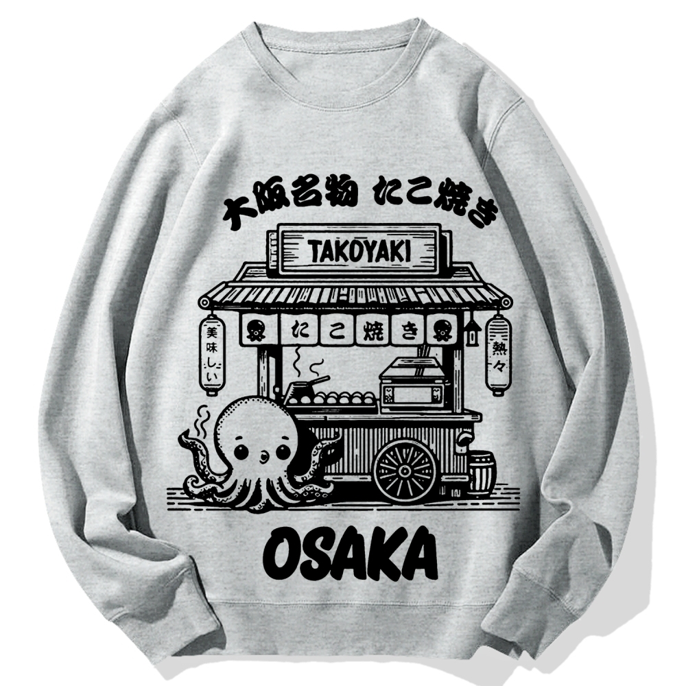 Osaka Takoyaki Octopus Cotton Sweatshirt
